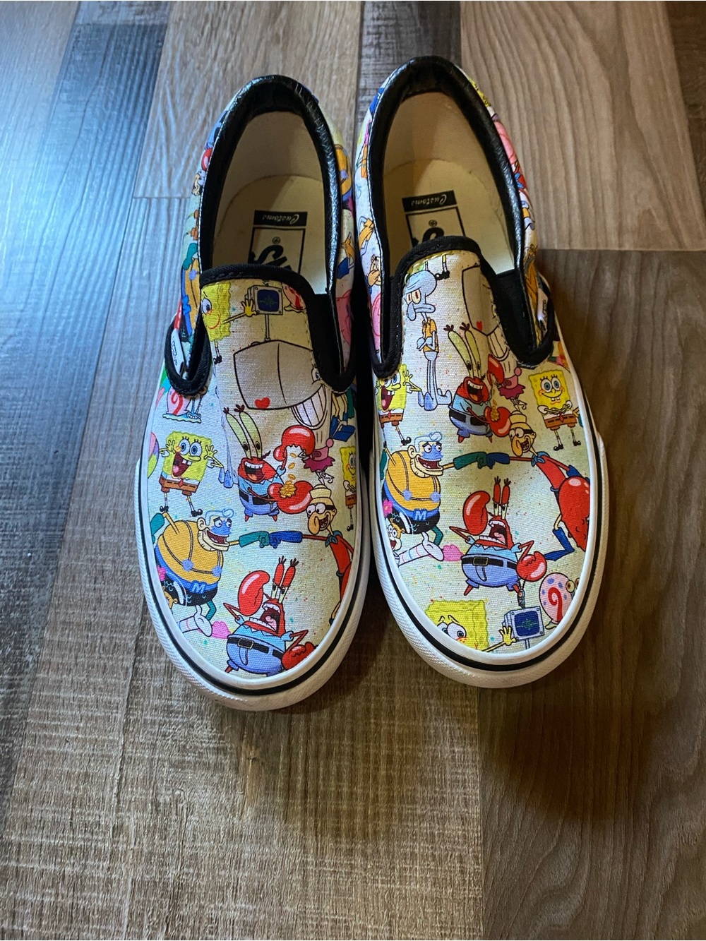 Vans Slip-on Sneakers Sponge Bob Edition